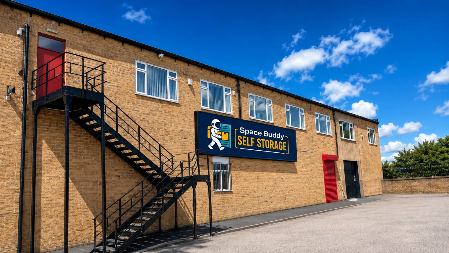 Space Buddy exterior at St Stephens Mill, Bradford